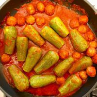 Stuffed Zucchini Alla Bolognese