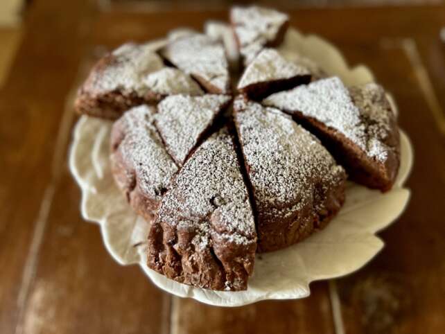 Torta di ricotta e cacao