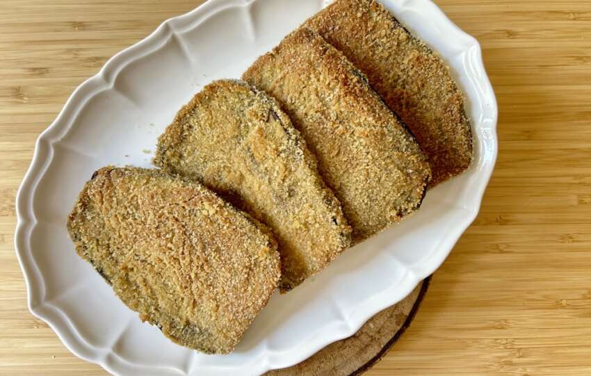 Cotolette di melanzane alla Bolognese