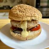 Mortadella burger