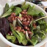 Radicchio salad and bruciatini