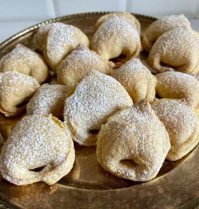 Tortelloni dolci alla crema